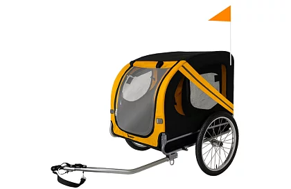 Kerékpárhoz csatlakoztatható állatszállító kocsi – 40 kg-ig