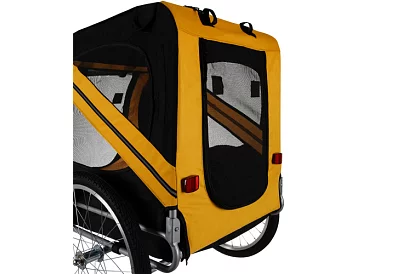 Kerékpárhoz csatlakoztatható állatszállító kocsi – 40 kg-ig