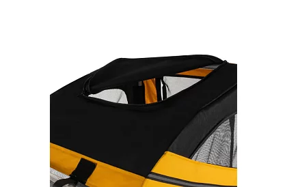 Kerékpárhoz csatlakoztatható állatszállító kocsi – 40 kg-ig