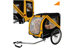 Kerékpárhoz csatlakoztatható állatszállító kocsi – 40 kg-ig