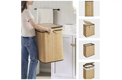 Bambusz szennyestartó – kétszobás 100 L