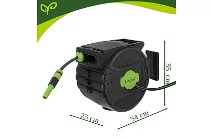 Fali falra a tömlő – automatikus dobó 20 m tömlővel