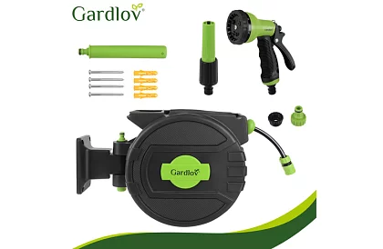 Fali falra a tömlő – automatikus dobó 20 m tömlővel