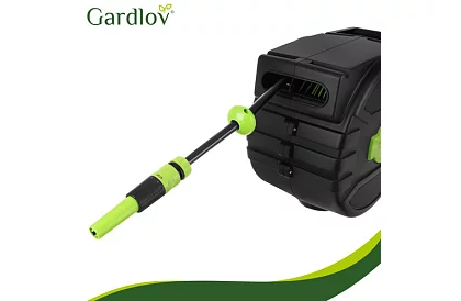 Fali falra a tömlő – automatikus dobó 20 m tömlővel