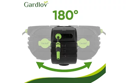 Fali falra a tömlő – automatikus dobó 20 m tömlővel