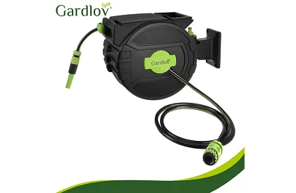 Fali falra a tömlő – automatikus dobó 20 m tömlővel