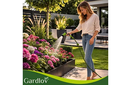 Fali falra a tömlő – automatikus dobó 20 m tömlővel