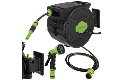 Fali falra a tömlő – automatikus dobó 20 m tömlővel