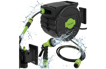 Fali falra a tömlő – automatikus dobó 20 m tömlővel