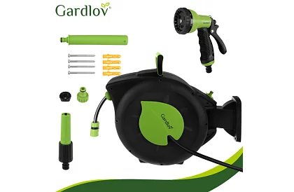 Fali falra a tömlő – automatikus dobó 30 m tömlővel