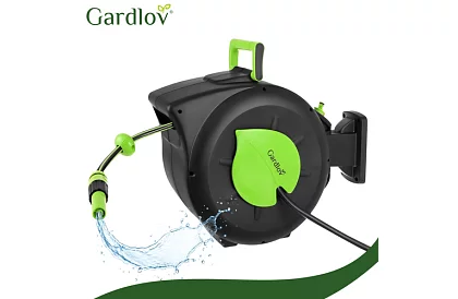 Fali falra a tömlő – automatikus dobó 30 m tömlővel