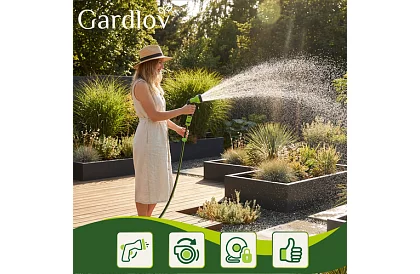 Fali falra a tömlő – automatikus dobó 30 m tömlővel