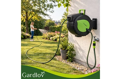 Fali falra a tömlő – automatikus dobó 30 m tömlővel