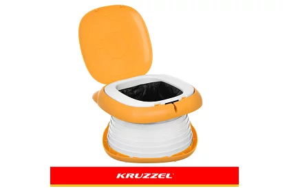 Gyermek utazó összecsukható éjjeli edény + higiéniai zacskók