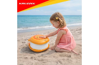 Gyermek utazó összecsukható éjjeli edény + higiéniai zacskók