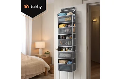 Függőleges ajtóorganizátor – 142 × 40 × 17 cm