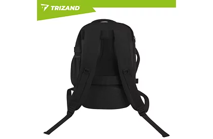 Utazási hátizsák 2 az 1-ben – kézipoggyász repülőgépre 40 × 20 × 25 cm – fekete