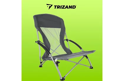 Összecsukható kemping szék – szürke