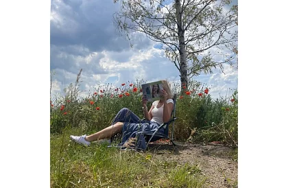 Összecsukható kemping szék – szürke