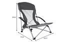 Összecsukható kemping szék – szürke