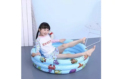 Felfújható medence puha aljjal gyerekeknek