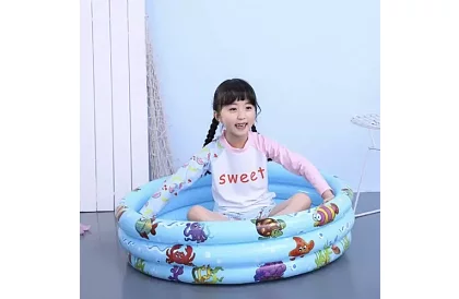 Felfújható medence puha aljjal gyerekeknek