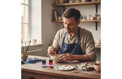 Színekészlet üvegre és kerámiára 12 × 20 ml – vitrázsfesték sütőbe