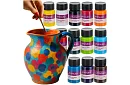 Színekészlet üvegre és kerámiára 12 × 20 ml – vitrázsfesték sütőbe