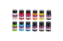 Színekészlet üvegre és kerámiára 12 × 20 ml – vitrázsfesték sütőbe