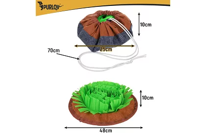 Illatmatrac sniff mat 48 cm – interaktív játék jutalomfalatokhoz