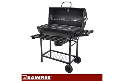 Kerti faszenes grill 108x67x96cm + tartozékok