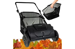 Kézi levelek és fű 100 l – állítható, forgatható mechanizmus