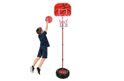 Gyerekeknek állítható kosárlabdapalánk gyűrűvel + labda