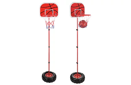 Gyerekeknek állítható kosárlabdapalánk gyűrűvel + labda