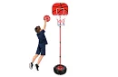 Gyerekeknek állítható kosárlabdapalánk gyűrűvel + labda