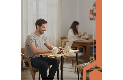 Összecsukható barna asztal – 80 × 75 × 40 cm