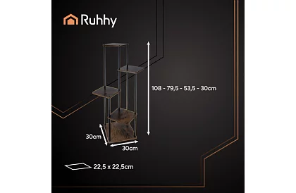 Virágállvány 107 cm – 5 szint