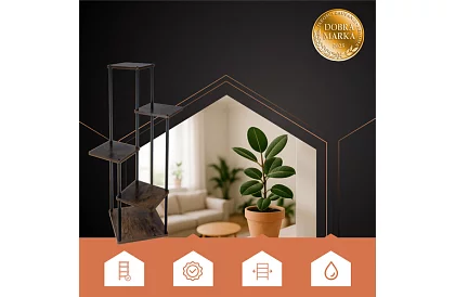 Virágállvány 107 cm – 5 szint