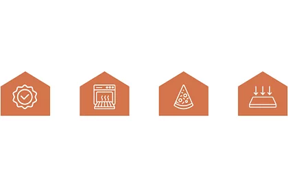 Sütő kordierit pizza kő bambusz lapáttal