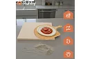 Sütő kordierit pizza kő bambusz lapáttal