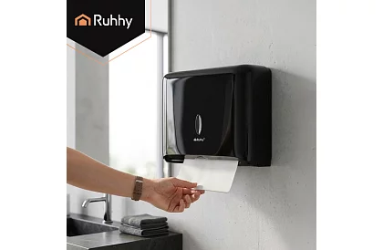 Papírtörlő ZZ kézi adagoló – fekete