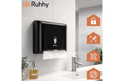 Papírtörlő ZZ kézi adagoló – fekete