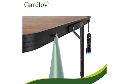 Összecsukható kempingasztal 120 × 60 cm + 4 szék