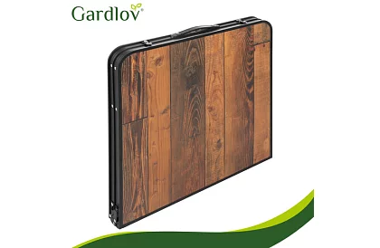 Összecsukható kempingasztal 120 × 60 cm + 4 szék