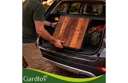 Összecsukható kempingasztal 120 × 60 cm + 4 szék