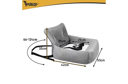 Szállító ülés autóba 53 x 42 x 30 cm – L méret