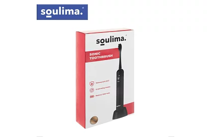 Szonikus elektromos fogkefe X800 - fekete – 90 000 ford./perc + 6 fejet