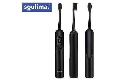 Szonikus elektromos fogkefe X800 - fekete – 90 000 ford./perc + 6 fejet