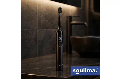 Szonikus elektromos fogkefe X800 - fekete – 90 000 ford./perc + 6 fejet