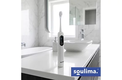 Sonikus elektromos fogkefe X800 – fehér – 90 000 ford./perc + 6 fejet